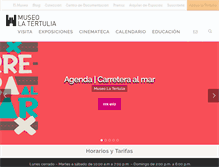 Tablet Screenshot of museolatertulia.com